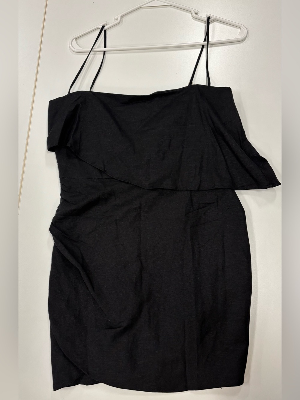 NEW Rumer The Label Black Cascade Mini Dress Size Medium